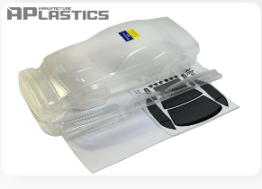 APlastics 1/10 SCALE Challenger 2017 CLEAR BODY