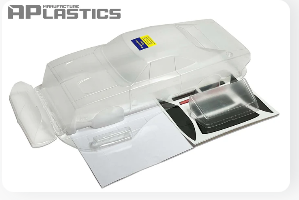 APlastics 1/10 SCALE DODGE DAYTONA 1969 CLEAR BODY