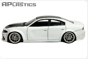 APlastics 1/10 SCALE Charger SRT 2022 Wide CLEAR BODY