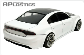 APlastics 1/10 SCALE Charger SRT 2022 Wide CLEAR BODY