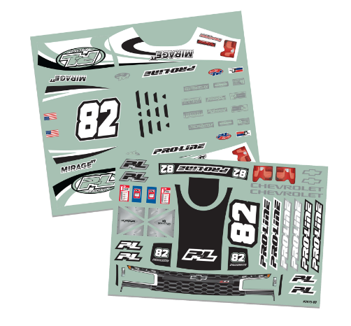 PROLINE RACING 1/16 Pre-Cut 2019 Chevy Trophy Truck Tough-Color Gray Body: GROM