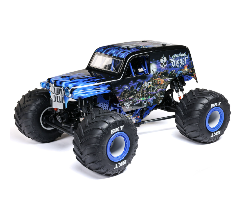 LOSI 1/8 LMT 2.0 Grave Digger 4X4 Solid Axle Brushless Monster Truck RTR Blue