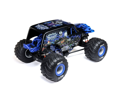 LOSI 1/8 LMT 2.0 Grave Digger 4X4 Solid Axle Brushless Monster Truck RTR Blue