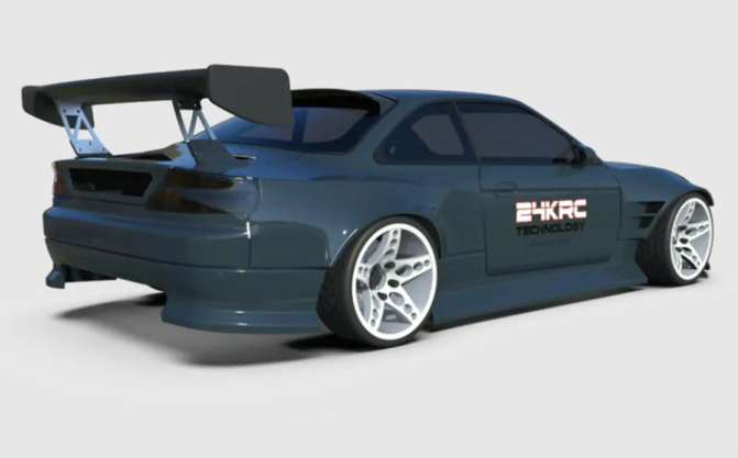 24K RC Technology TAF40000 1/10 James Deane Nissan S14.9 Drift Body (Clear) (257mm Wheelbase)