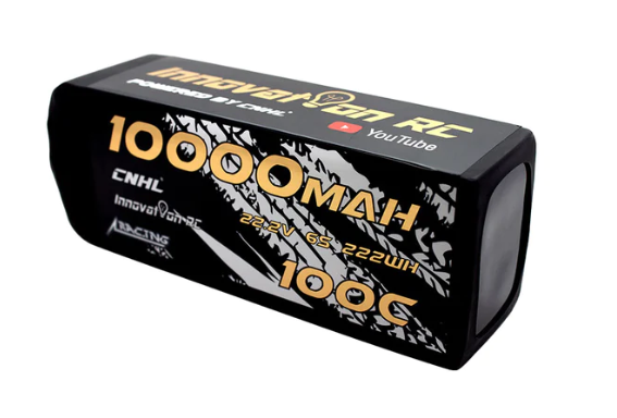 CNHL Racing Series 10000mAh 22.2V 6S 100C Lipo Battery with QS8 Plug or EC5