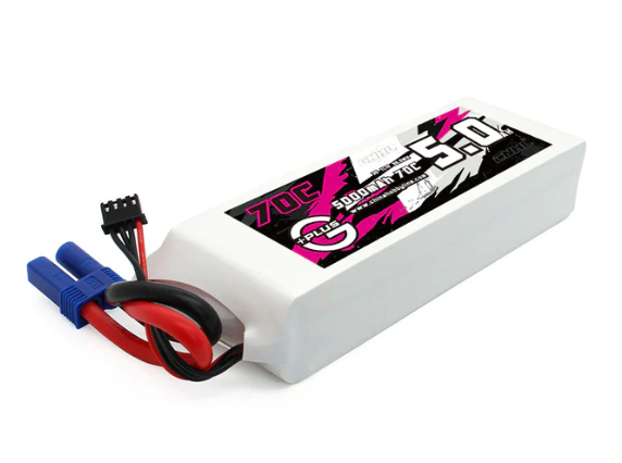Batterie Lipo CNHL G+Plus 5000mAh 11.1V 3S 70C avec prise EC5
