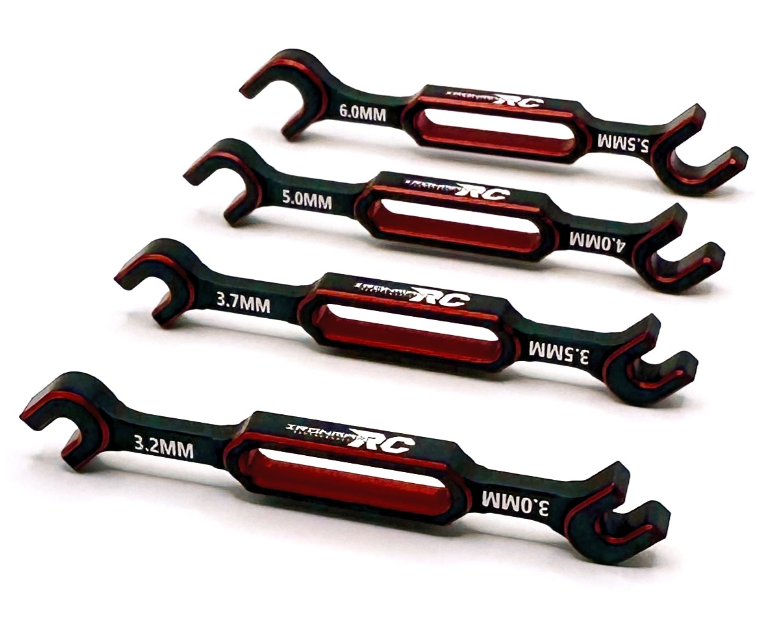 Jeu de clés à tendeur en aluminium IRonManRc (3, 3,2, 3,5, 3,7, 4, 5, 5,5 et 6 mm)
