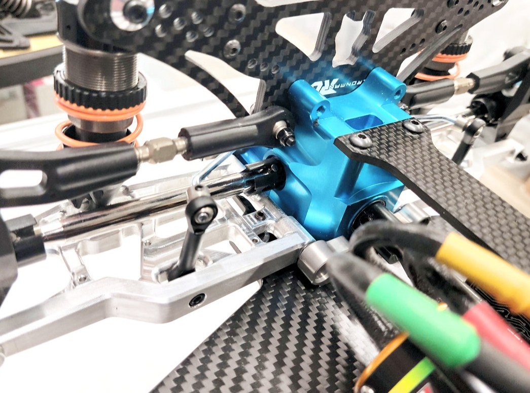 IronManRc Hobao Vte2 Brazos en A inferiores delanteros de aluminio * CROMO BILLET *