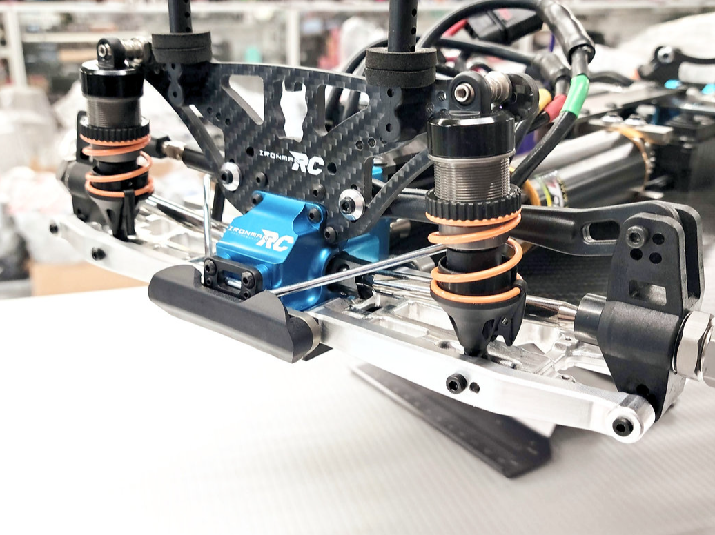 IronManRc Hobao Vte2 Brazos en A inferiores delanteros de aluminio * CROMO BILLET *