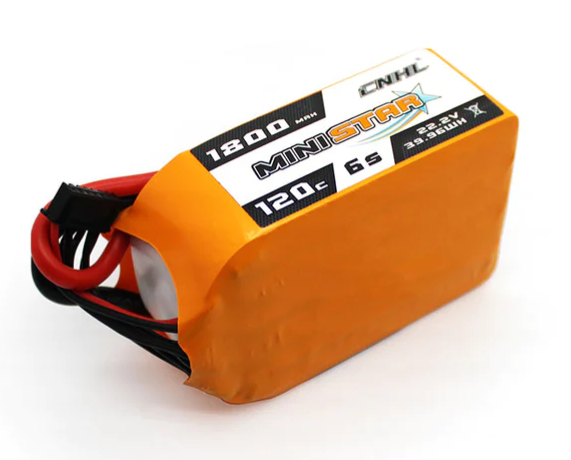 CNHL MiniStar 1800mAh 22.2V 6S 120C(max 200C) Lipo Battery with XT60 Plug