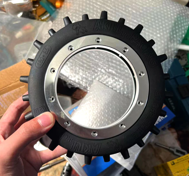 AKILL RACING SERRURES À PERLES DE ROUE EN ALUMINIUM POLI À L'ÉCHELLE 1/5 / LOSI 5T BAJA 5B 5T KRAKEN