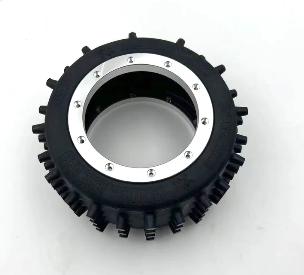 AKILL RACING SERRURES À PERLES DE ROUE EN ALUMINIUM POLI À L'ÉCHELLE 1/5 / LOSI 5T BAJA 5B 5T KRAKEN