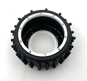 AKILL RACING SERRURES À PERLES DE ROUE EN ALUMINIUM POLI À L'ÉCHELLE 1/5 / LOSI 5T BAJA 5B 5T KRAKEN