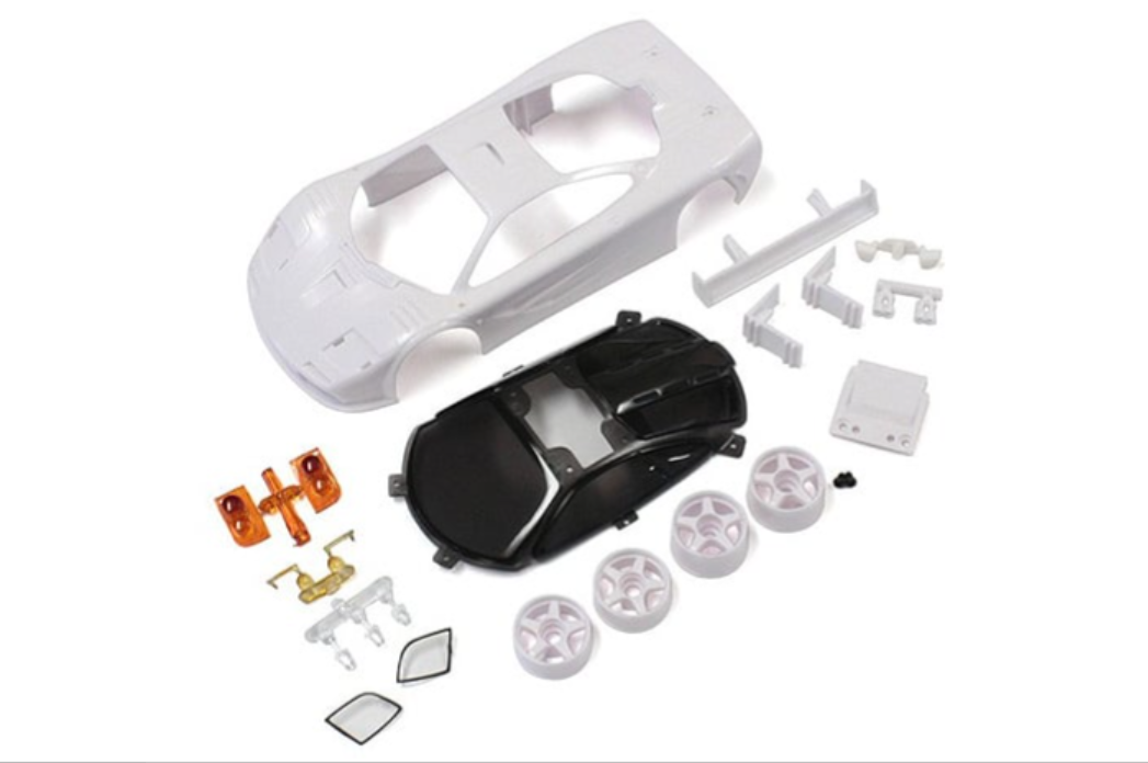 Kyosho MZN181 Mini-Z MR03-MM McLaren F1 LM White body set (w/Wheel)