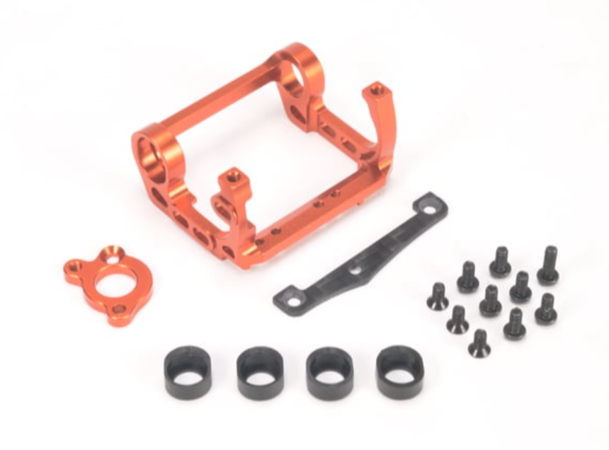PN Racing MR3311 Mini-Z V4 94-98mm Motor Mount (Orange)