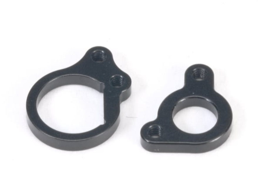 PN Racing MR3311D Mini-Z V4 94mm Motor Mount Plate for Kyosho Motor (Black)