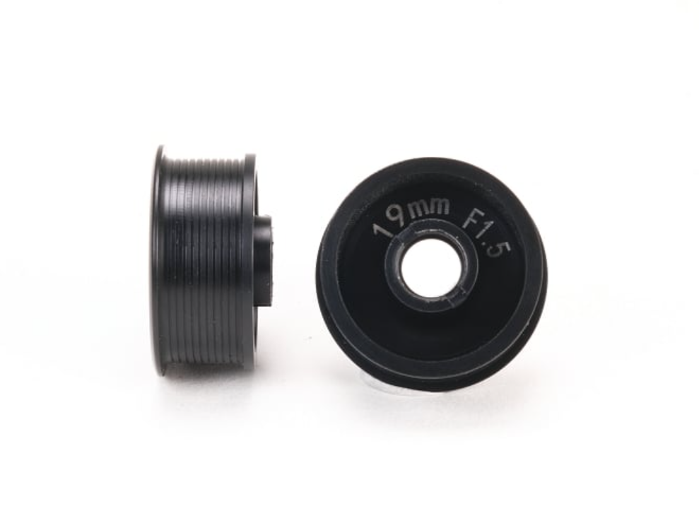 PN Racing MR2088F25 Mini-Z 2WD Machine Delrin Cut Black Formula 8.5x19mm Flanged Wheel F2.5
