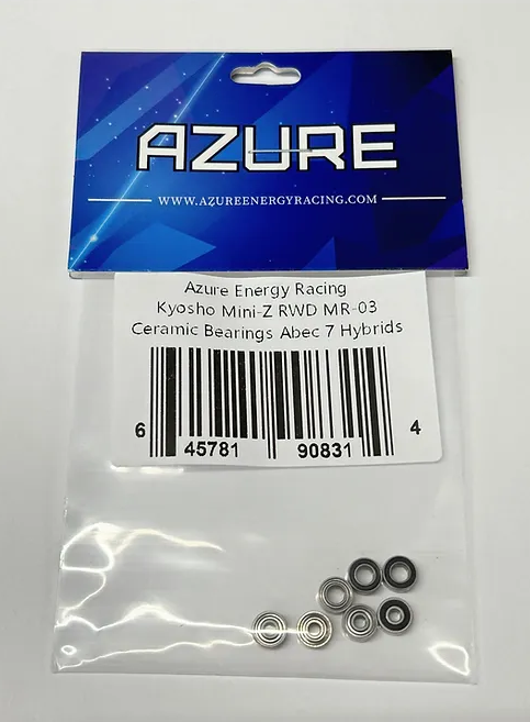 AZURE ENERGY RACING MINI Z MR-03 CERAMICS BEARINGS ABEC 7 HYBRIDS