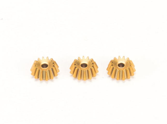 PN Racing MR2055B Mini-Z Brass Spyder Gear for Gear Diff (3pcs)
