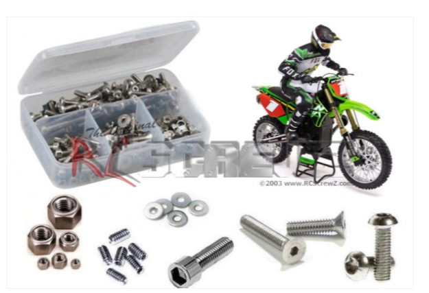 LOSI rczlos141 – Team Losi 1/4 Promoto-MX Motorcycle (#LOS06000) Compatible Stainless Steel Screw Kit