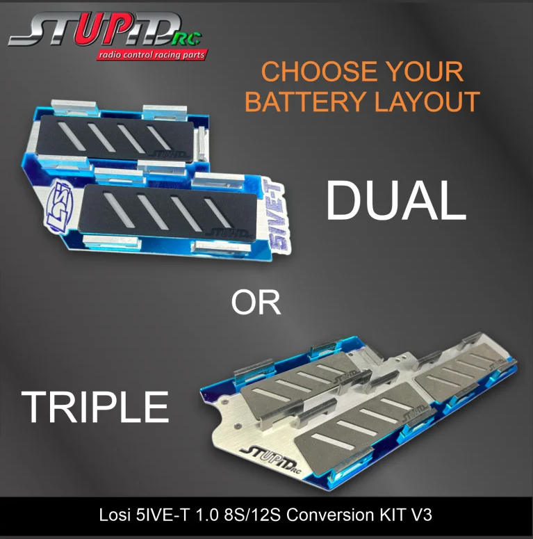 STUPID RC Losi 5ive-T 2.0 8S/12S Electric Conversion KIT V3 STP1228