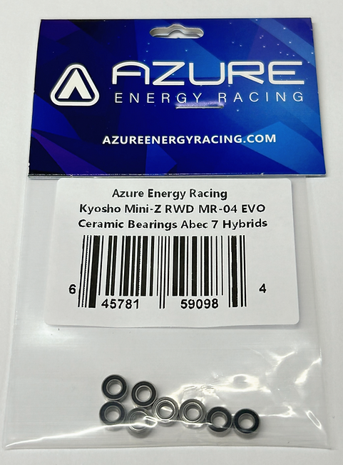 AZURE ENERGY RACING MINI Z MR-04 EVO CERAMICS BEARINGS ABEC 7 HYBRIDS