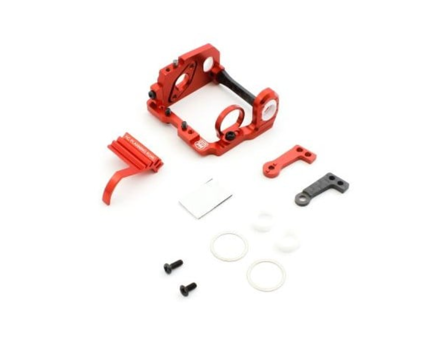 ROUTE R246-1351R Mini-Z MR03/HB98mm MML Aluminum Motor Mount (Red)