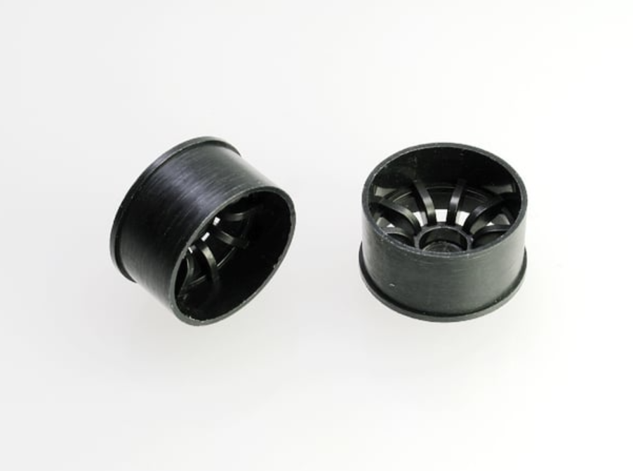 RACING 210BR3 Mini-Z 2WD Machine Cut 10 Spoke Rear Wheel R3 Black