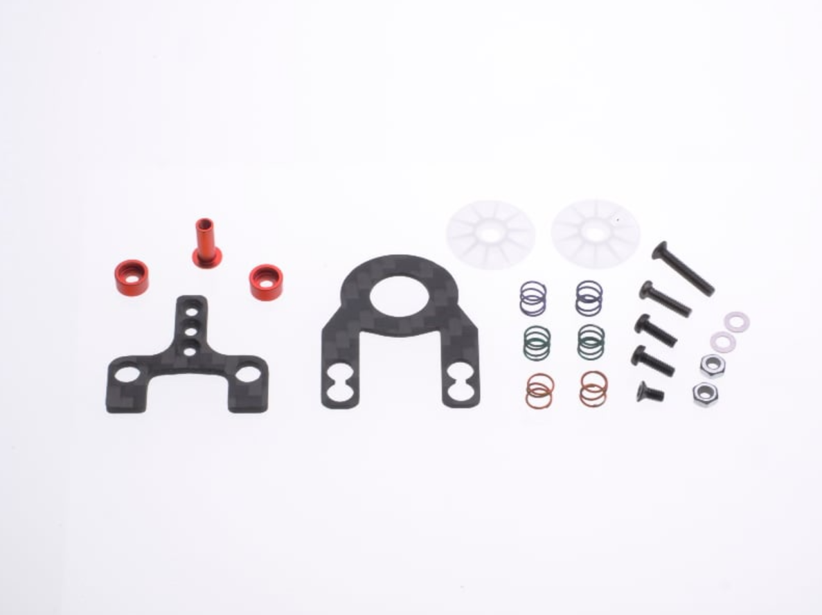 PN Racing MR2061K Mini-Z MR02/03 Multi Length Graphite Disk Damper Set (Black)