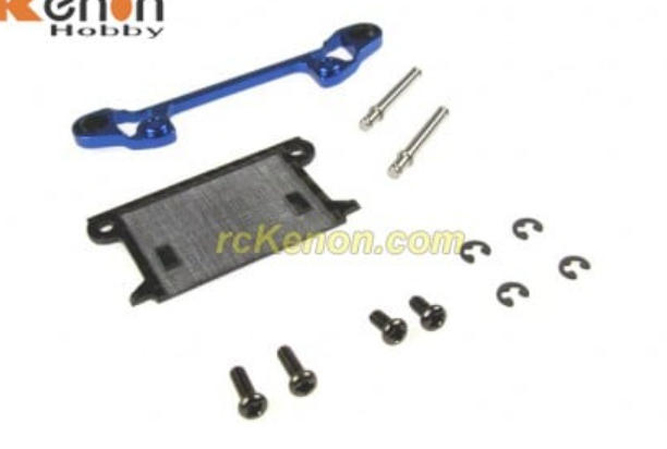 PN Racing MR3052WB Mini-Z MR03 Pro Front Lower Arm Set Wide (Blue)