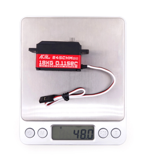 AGFRC B45CHM V2 Low Profile 18KG 0.10Sec High TorqueDigital Coreless Servo(B45CHM V2)