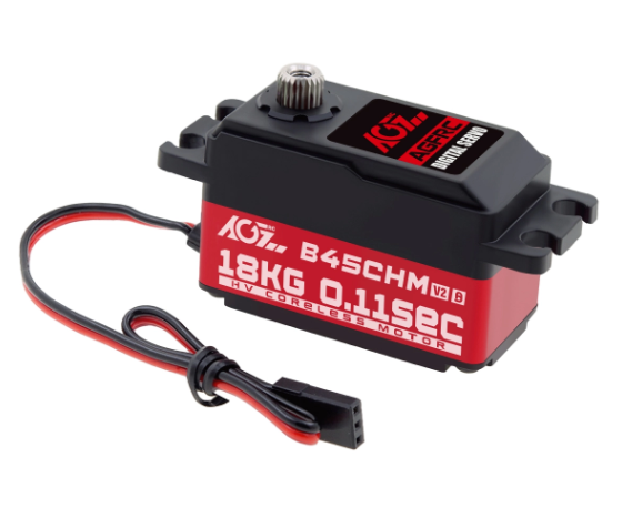 AGFRC B45CHM V2 Low Profile 18KG 0.10Sec High TorqueDigital Coreless Servo(B45CHM V2)
