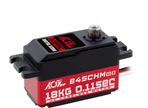 AGFRC B45CHM V2 Low Profile 18KG 0.10Sec High TorqueDigital Coreless Servo(B45CHM V2)