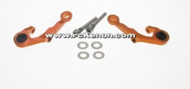 PN Racing MR3033 Mini-Z MR03 Alum Caster Upper Arm 0 Camber (Orange)