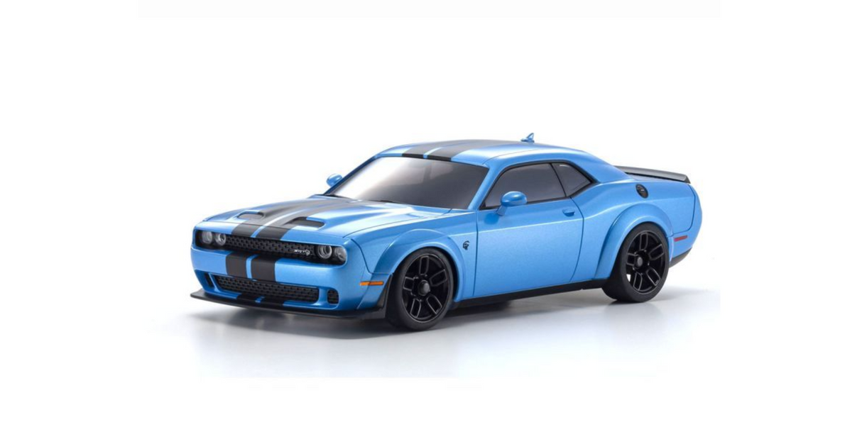 Kyosho MZP451BL Mini-Z ASC MA-020 Dodge Challenger B5 Blue SRT Hellcat Redeye Body Set