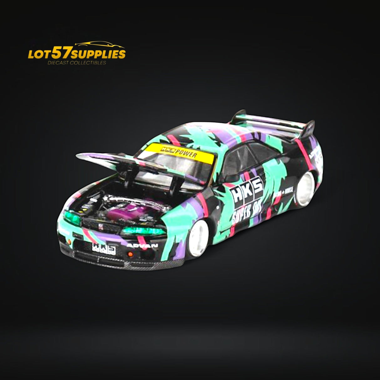Mini GT Nissan Skyline GT-R R33 HKS Livery 1:64