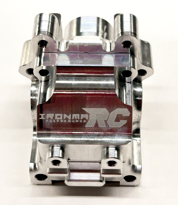 IRonManRc HOBAO VTE2 * FRONT ONLY * SILVER Aluminum Gear box case