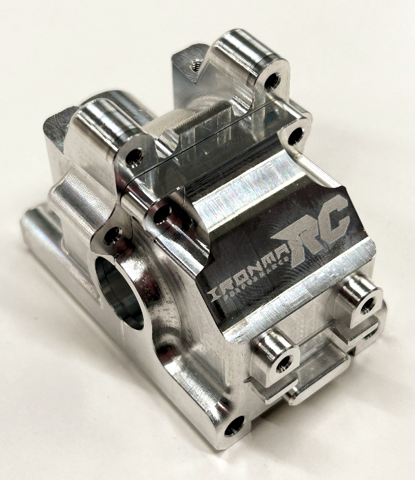 IRonManRc HOBAO VTE2 * FRONT ONLY * SILVER Aluminum Gear box case