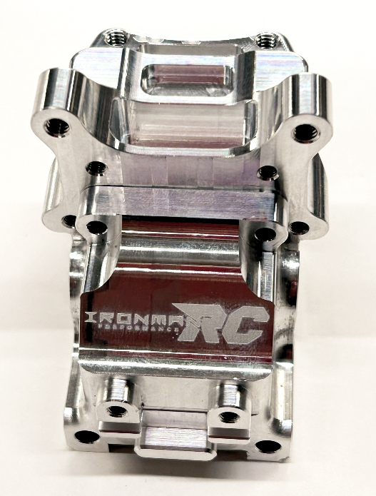IRonManRc HOBAO VTE2 *REAR ONLY* SILVER Aluminum Gear box case