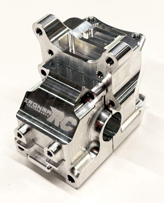 IRonManRc HOBAO VTE2 *REAR ONLY* SILVER Aluminum Gear box case