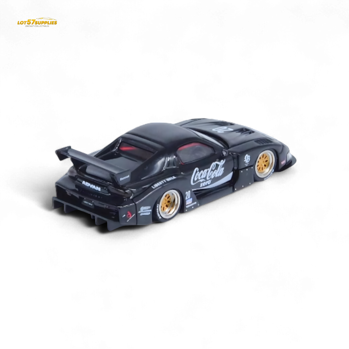 Inno64 Mazda RX-7 LBWK Black 1:64