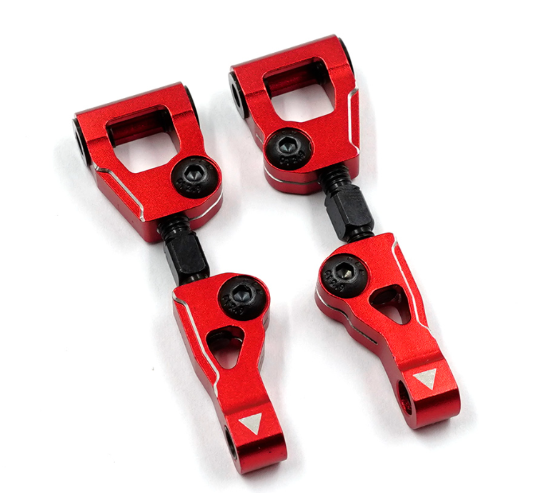Yeah Racing KYFZ-005RD ALUMINUM REAR UPPER ARMS SET FOR KYOSHO 1/10 FAZER MK2