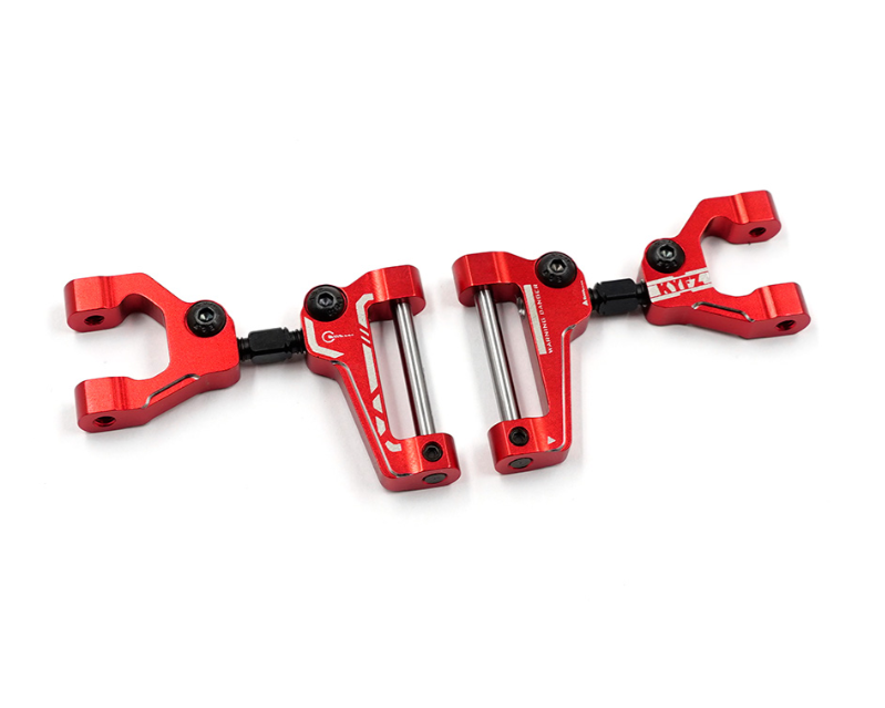 Yeah Racing KYFZ-004RD ALUMINUM FRONT UPPER ARMS SET FOR KYOSHO 1/10 FAZER MK2