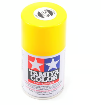 Tamiya 85016 Lacquer Spray Paint, TS-16 Yellow - 100ml Spray Can