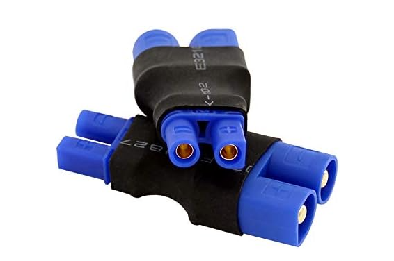 Island Hobby Nut Male EC3 to Female EC2 Connector