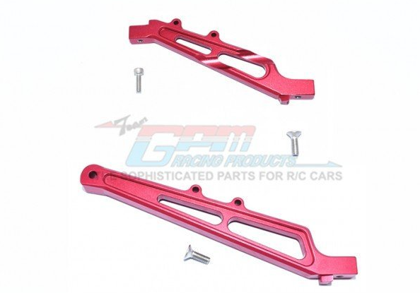 GPM MAF016FR ARRMA LIMITLESS ALL-ROAD SPEED BASH Aluminum Front+Rear Chassis Brace - 5pc set