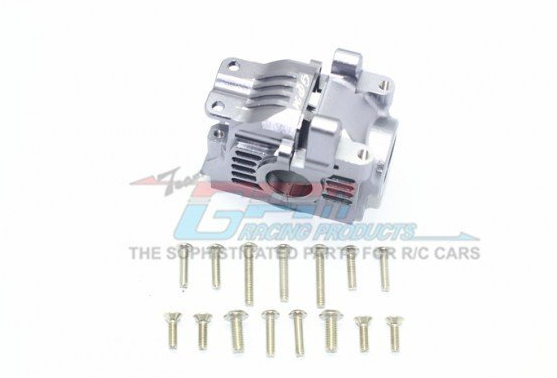 GPM RUS4013 Grey For TRAXXAS 1/10 Rustler VXL Aluminum Rear Gear Box - 17pc set
