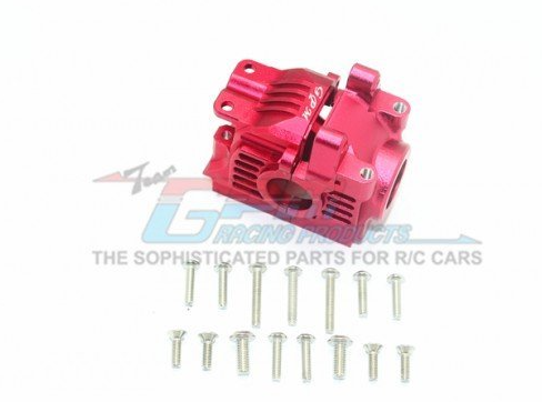 GPM RUS4013 Red For TRAXXAS 1/10 Rustler VXL Aluminum Rear Gear Box - 17pc set