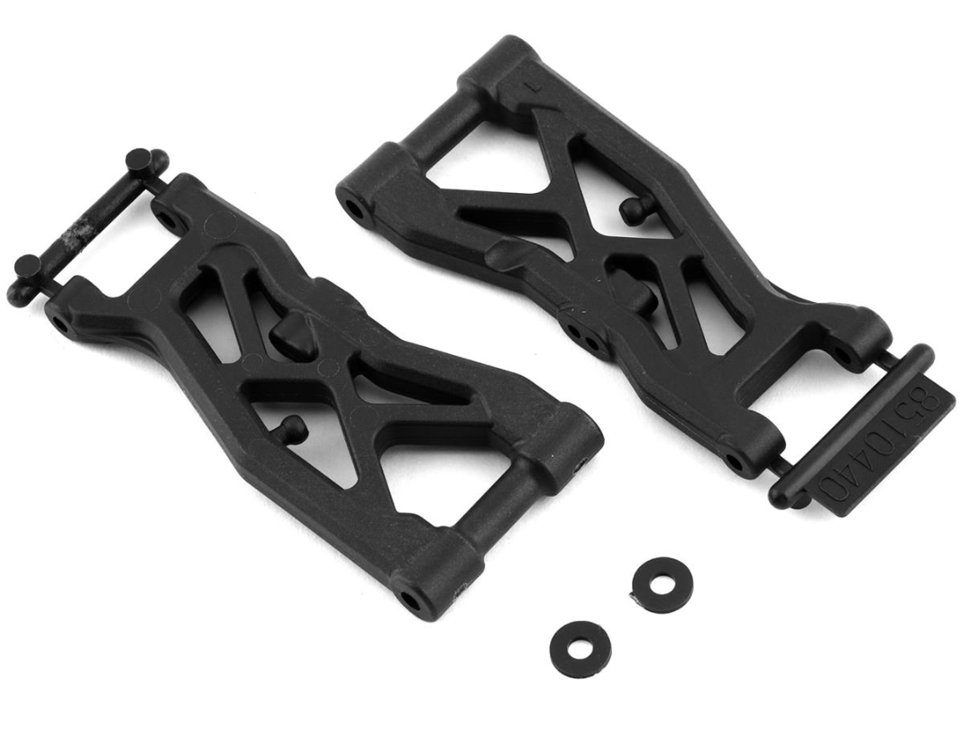 Team Associated 92328 RC10B74.2 Factory Team Carbon Front Suspension Arms (Gullwing)