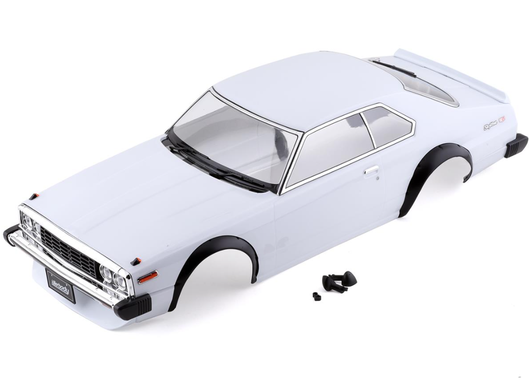 Killerbody 48701 1977 Skyline 2000 GT-ES Pre-Painted 1/10 Touring Car Body (White)